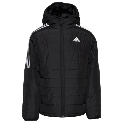 

Boys adidas adidas Puffer Jacket - Boys' Grade School Black/White Size L