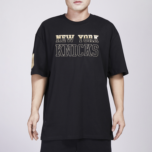 

Pro Standard Mens New York Knicks Pro Standard Knicks B&G Drop Shoulder T-Shirt - Mens Gold/Black Size XXL