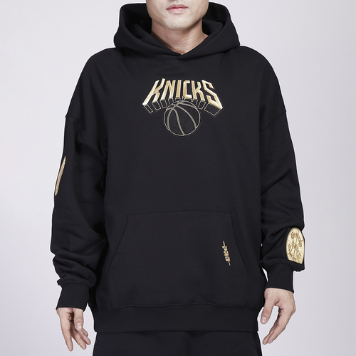 

Pro Standard Mens New York Knicks Pro Standard Knicks B&G Drop Shoulder Hoodie - Mens Gold/Black Size S