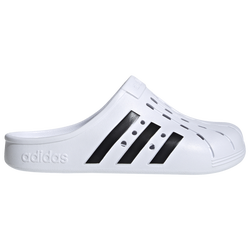 Women's - adidas Adilette Clogs  - White/Black