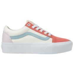 Women's - Vans Old Skool Platform - Cream/Brown
