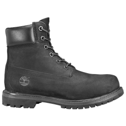 Women's - Timberland 6" Waterproof Premium Boots - Black Nubuck/Black