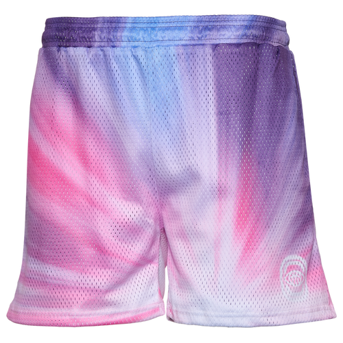 MENS - Overtime Motion Blur Mesh Shorts - Blue/Pink