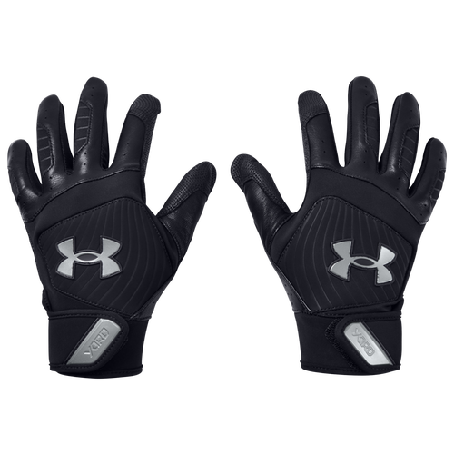 

Under Armour Mens Under Armour Yard 21 Batting Gloves - Mens Black/Black/Pitch Gray Size L