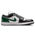 Jordan AJ 1 Low - Men's Summit White/Black/Gorge Green