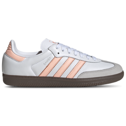 Pour femmes - adidas Originals Samba - Blanc de chaussures/Rose/Brun