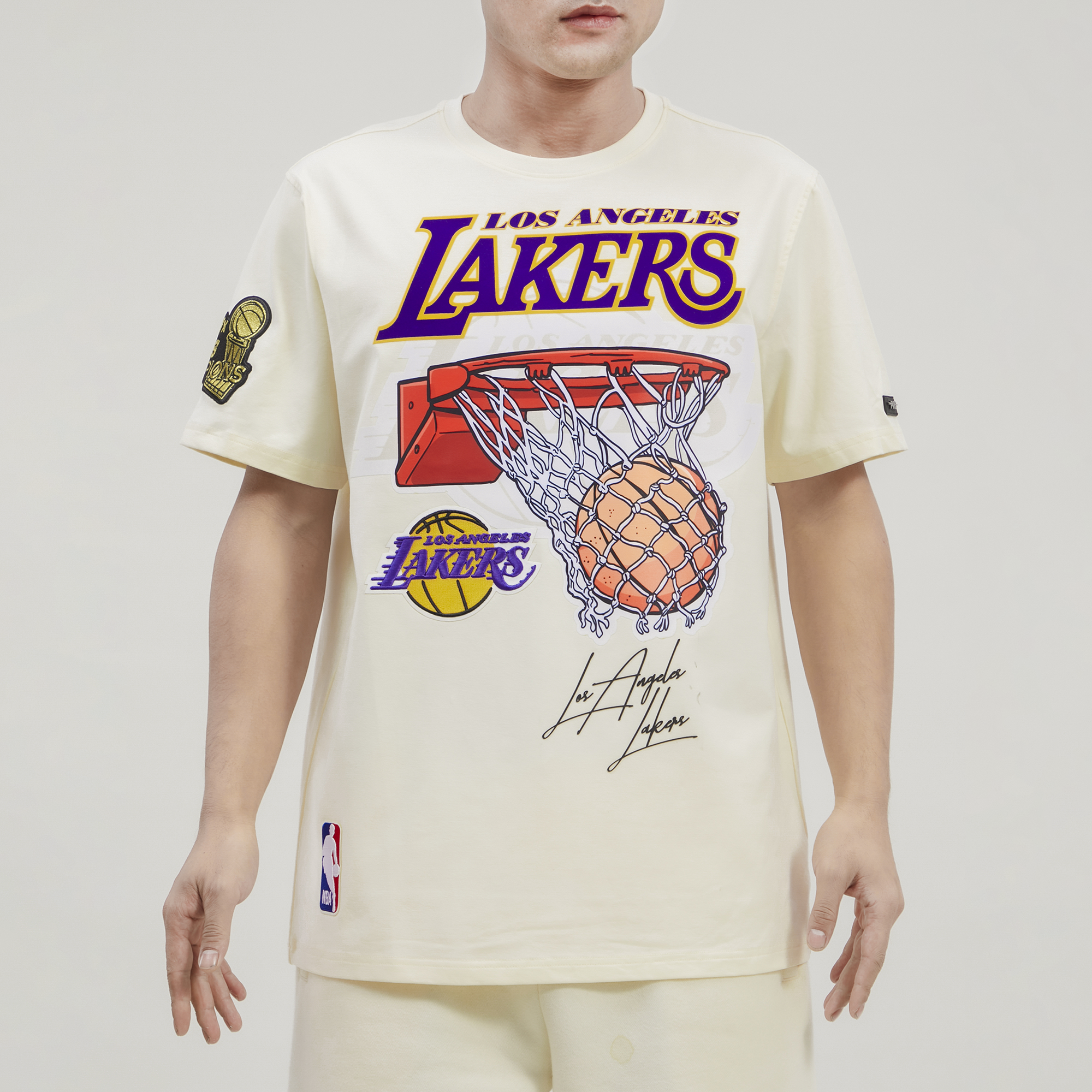 Pro Standard Lakers Collage T-Shirt - Men's