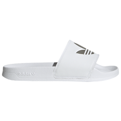 Women's - adidas Originals Adilette Lite  - Matte Silver/Ftwr White