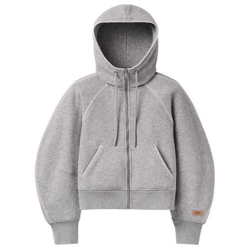  - UGG Classic Full Zip Hoodie - Grey Heather