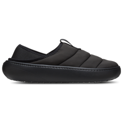 Women's - Crocs Classic Puff Moc  - Black/Black