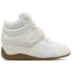 Women's - PUMA Speedcat Wedge  - White/Brown