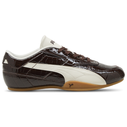 Women's - PUMA Bella Mina Crocs  - Gum/Chocolate Fondue
