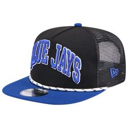 Men's - New Era Blue Jays Golfer Throwback Snapback  - Black/Brown