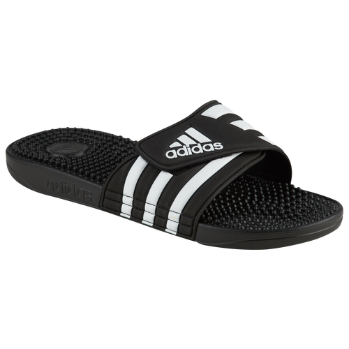 

adidas Mens adidas Adissage Slides - Mens Shoes White/Black Size 8.0