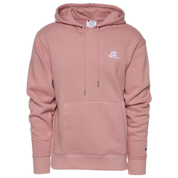 Men's - Champion Classic Fleece Hoodie - Pink/White