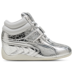 Women's - PUMA Speedcat Wedge Lustre  - Puma Silver/Vapor Gray