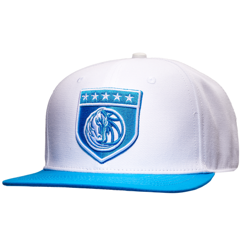 MENS - Pro Standard Mavericks Military Pinch Front Snapback Hat - Blue/White