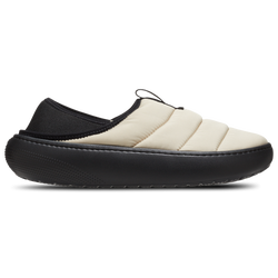 Women's - Crocs Classic Puff Moc  - Black/Moth