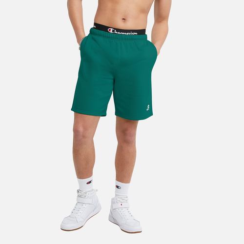 Champion Mens  Classic Fleece Shorts In Green
