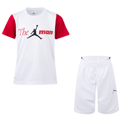 Boys' Toddler - Jordan Knit Short Set - White/Red