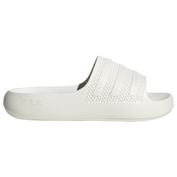 Women's - adidas Adilette CF Plus Slides  - White/White