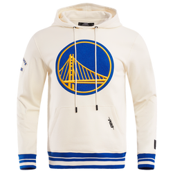 Men's - Pro Standard Warriors Pullover Hoodie - Eggshell