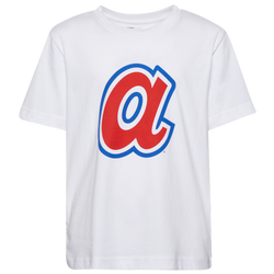 Boys' Grade School - New Era Braves Lil A T-Shirt - White