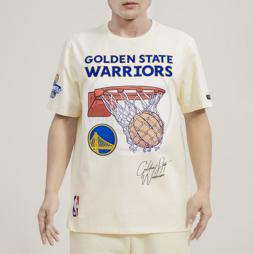 

Pro Standard Mens Golden State Warriors Pro Standard Warriors Champ 2.0 T-Shirt - Mens Tan/Tan Size M