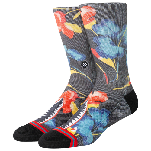 

Stance Mens Stance Seymour Tropical Crew Socks - Mens Grey/Multi Size L