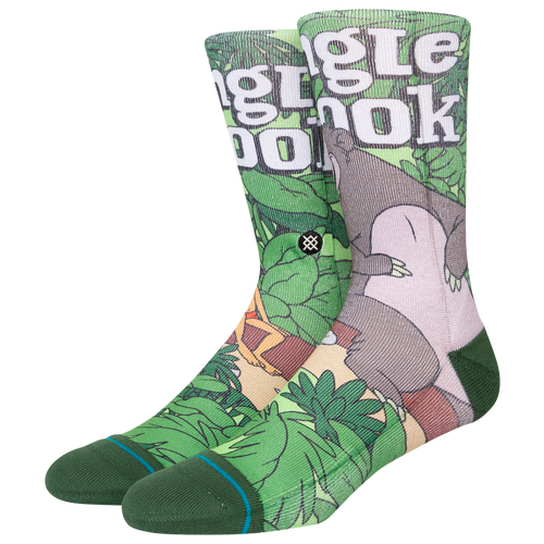 

Stance Stance Jungle Book Crew Socks - Adult Green/Multi Size L