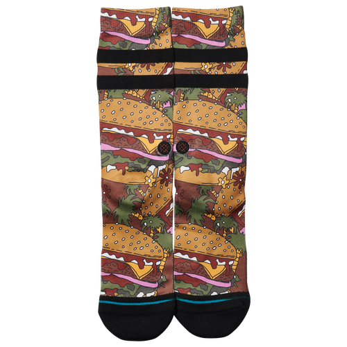 

Stance Mens Stance Snakk Crew Socks - Mens Brown/Black Size L