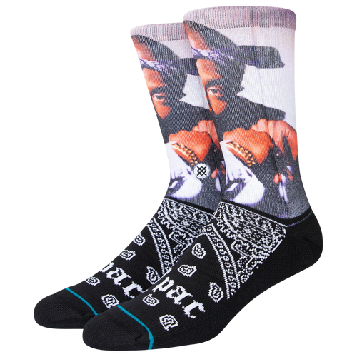 

Stance Mens Stance Makaveli Socks - Mens Multi/Black Size L