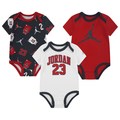 Jordan 23 Jersey 3 Pack Bodysuit Set - Jordan Black