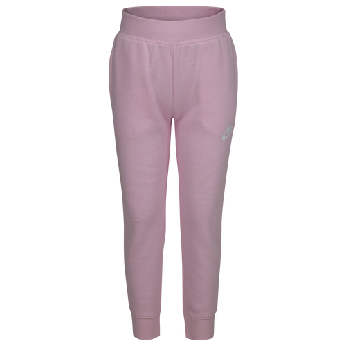 GIRLS - Nike Club Fleece Joggers - Pink/White