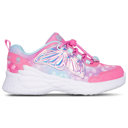 Girls' Preschool - Skechers Dream Racer Lighted Butterfly Wings - Pink