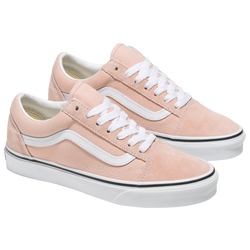 Girls' Grade School - Vans Old Skool  - Pink/White