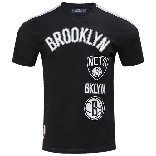 MENS - Pro Standard NETS RETRO CLASSIC SJ STRIPED TEE - Black/Gray
