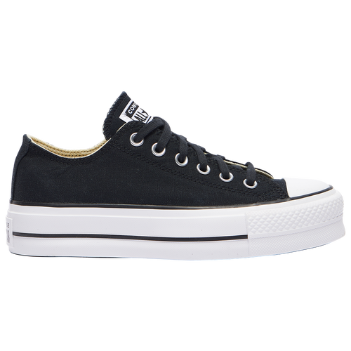 Shop Converse Womens  All Star Platform Low Top In Black/white