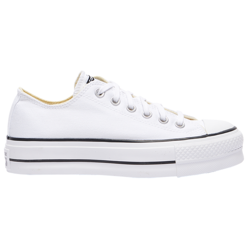 Converse Womens  All Star Platform Low Top In White/black