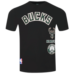 Men's - Pro Standard BUCKS RETRO CLASSIC SJ STRIPED TEE - Black