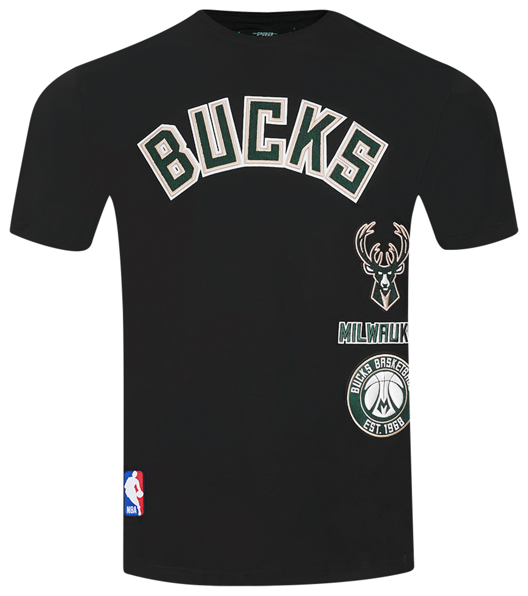 Pro Standard BUCKS RETRO CLASSIC SJ STRIPED TEE - Men's