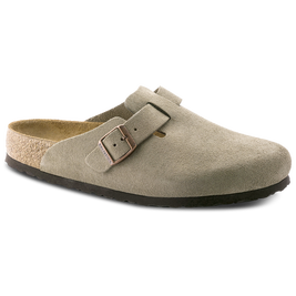 【関税&送料込】Birkenstock Slipper Boston In Pelle Scamosci Boston Chunky Shearling Suede Leather-Shearling Mink