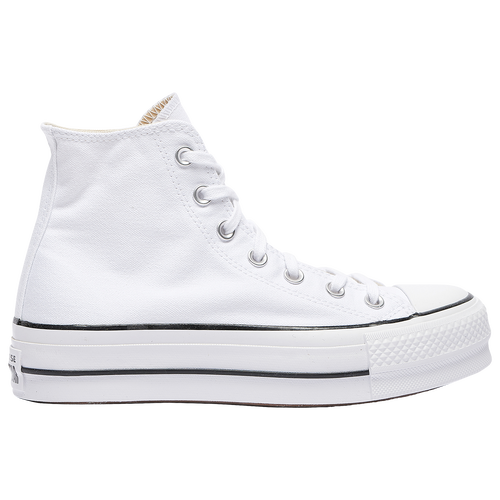 Converse All Star Platform Hi In White/white