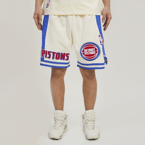 

Pro Standard Mens Pro Standard Pistons Champ 2.0 Shorts - Mens Tan/Blue Size XL