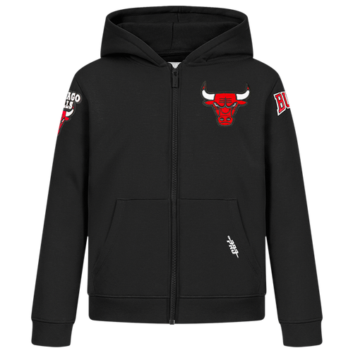  - Pro Standard Chicago Bulls Classic Flc Fz Po Hoodie - Black