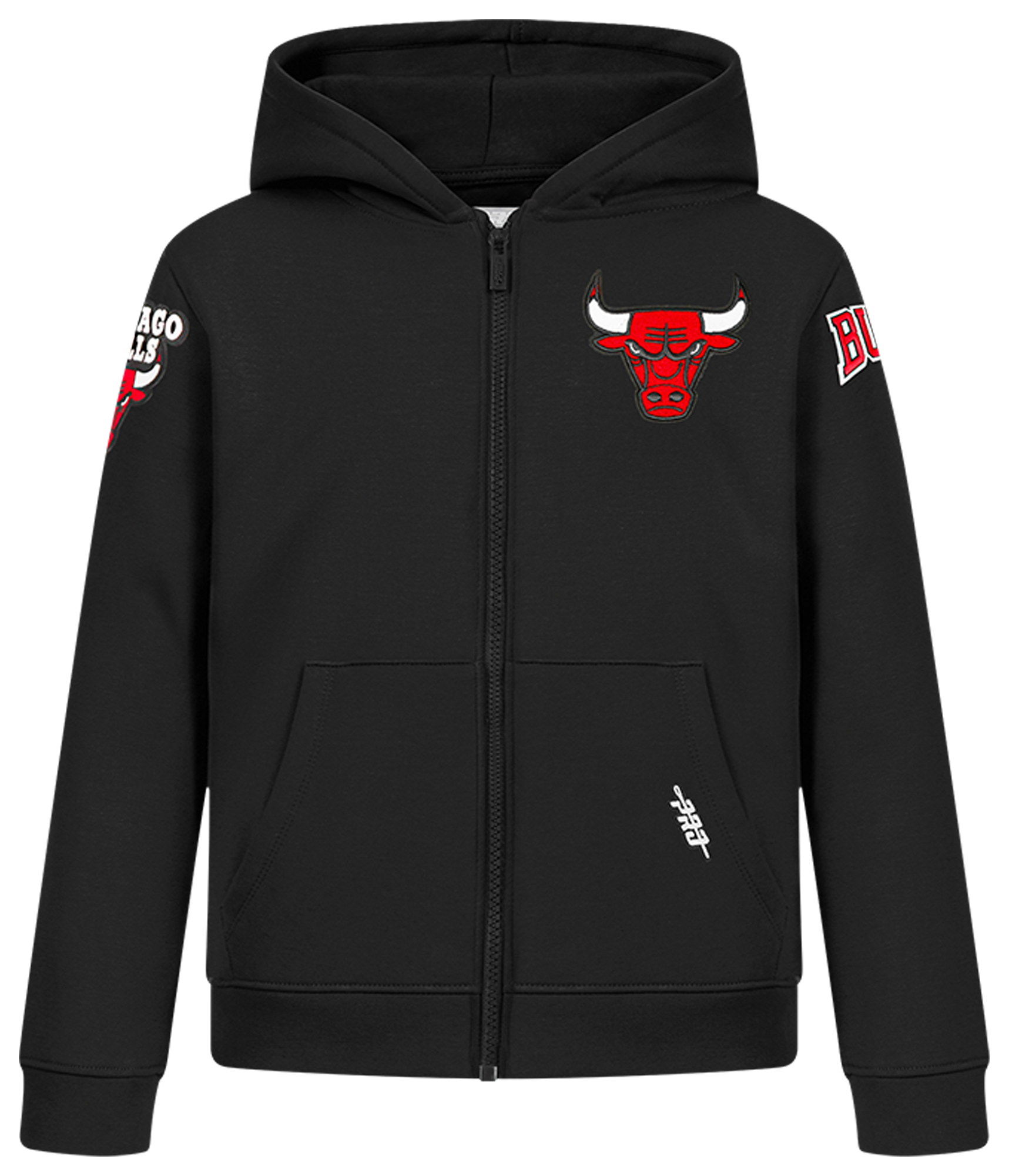 Pro Standard Chicago Bulls Classic Flc Fz Po Hoodie - Boys' Grade School