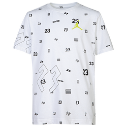 Boys' Grade School - Jordan 23 AOP T-Shirt - White/Green