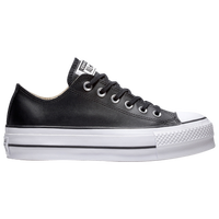 Leather platform outlet converse