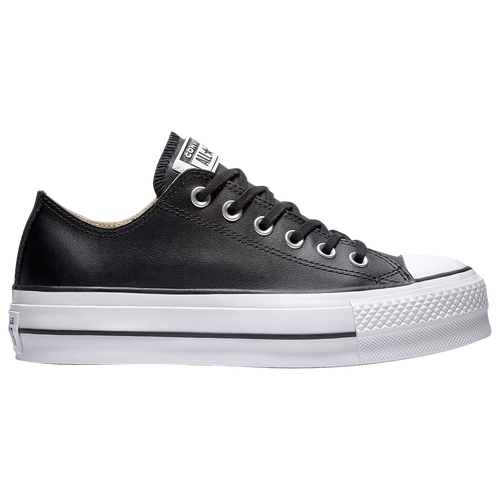 

Converse Womens Converse All Star Platform Ox Leather Low - Womens Shoes Black/White Size 10.0