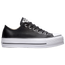 Converse All Star Platform Ox Leather Low - Women's Black/White